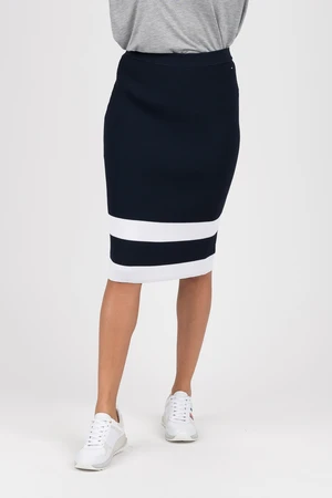 Tommy Hilfiger Sukňa - MANDIE SWTR SKIRT tmavomodro-čierna