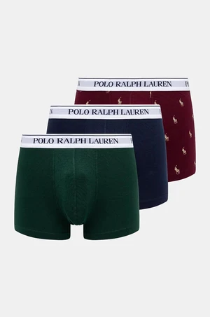 Boxerky Polo Ralph Lauren 3-pack pánské, šedá barva, 714830299