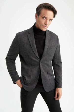 DEFACTO Slim Fit Lined Blazer Jacket