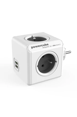 Allocacoc - Zásuvka PowerCube Original USB GREY