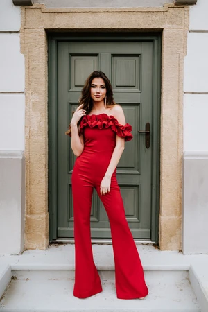 Trendyol Red Woven Overalls