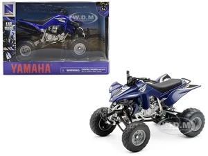 Yamaha YFZ 450 ATV Blue 1/12 Diecast Model by New Ray