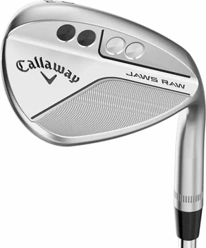 Callaway JAWS RAW Full Toe Chrome Steel Mazza da golf - wedge Mano destra 60° 10° Acciaio Wedge Flex