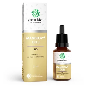 Green Idea Mandľový olej BIO mandľový olej lisovaný za studena 25 ml