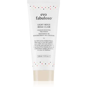 EVO Fabuloso Colour Boosting Treatment maska na vlasy pro zvýraznění barvy vlasů odstín Light Beige 220 ml