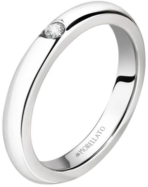 Morellato Ocelový prsten s krystalem Love Rings SNA46 61 mm