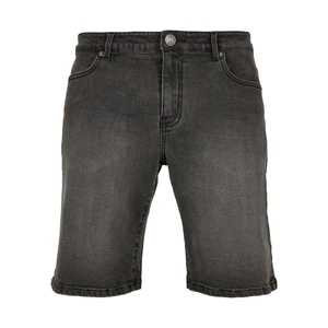 Relaxed Fit Denim Shorts in Genuine Black Washed