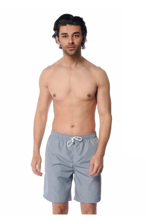 Dagi Men's Gray Medium Plain Marine Shorts