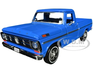 1972 Ford F-100 Pickup Truck Blue "Timeless Legends" Series 1/24 Diecast Model Car by Motormax