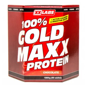 XXLABS 100% Gold maxx protein čokoláda sáčky 60 x 30 g