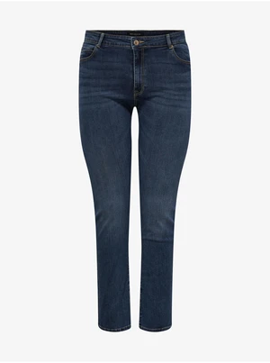 Dark Blue Straight Fit Jeans ONLY CARMAKOMA Lucca - Women