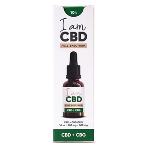 I AM CBD Full Spectrum CBD 5 % + CBG 5 % konopný olej original 10 ml