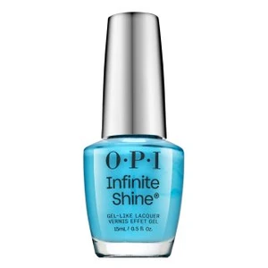 OPI Infinite Shine Gel-Like Lacquer lak na nehty s gelovým efektem Never Leavin' Blue 15 ml