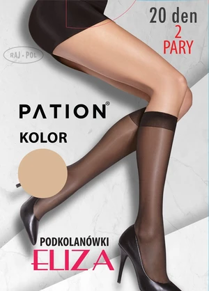 Raj-Pol Woman's Knee Socks Pation Eliza 20 DEN Visione