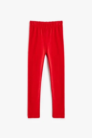 Koton Red Girl's Leggings