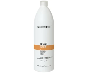 Regenerační balzám pro namáhané a matné vlasy bez lesku Selective Professional Artistic Flair Balsamo Keratin - 1000 ml + dárek zdarma