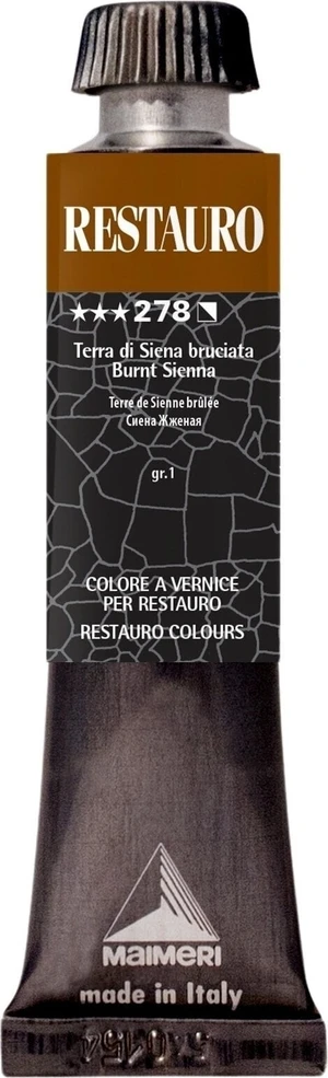 Maimeri Varnish Restauro Peinture de restauration Burnt Sienna 278 20 ml 1 pc