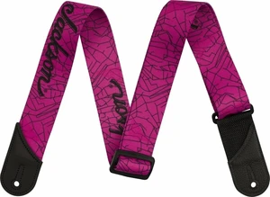 Jackson Cracked Mirror Strap Tekstylne gitarowe pasy Pink