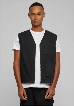 Organic Cotton Vest - Black