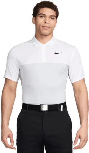 Nike Dri-Fit Victory+ Mens White/Light Smoke Grey/Pure Platinum/Black S Polo košeľa