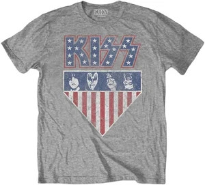 Kiss Ing Stars And Stripes Unisex Grey XL