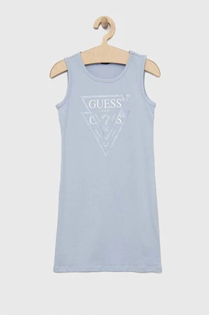 Dětské bavlněné šaty Guess mini