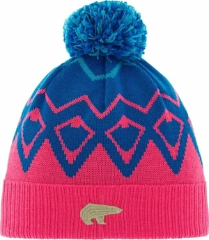 Eisbär Ziggy OS Pompon Beanie Light Pink/Bugatti/Mugo Azur UNI Čepice