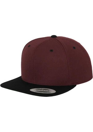 Klasický Snapback 2-Tone kaštanová/blk