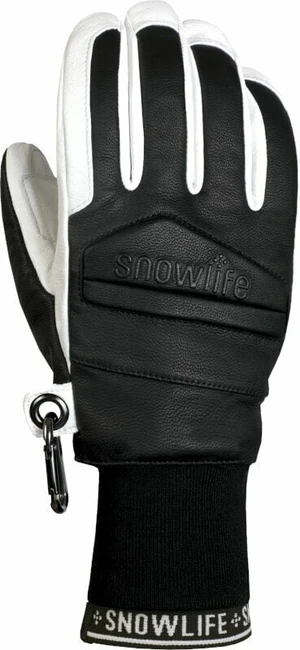 Snowlife Classic Leather Glove Black/White M Síkesztyű