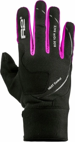 R2 Blizzard Gloves Black/Neon Pink M Síkesztyű