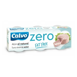 CALVO Zero tuňák ve vlastní šťávě fat free 3 x  65 g