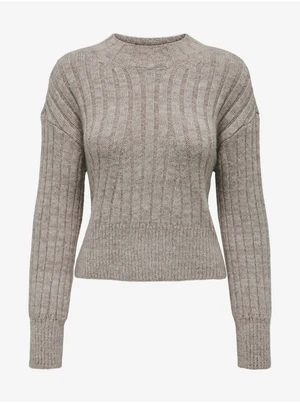 Light brown women's sweater ONLY Agnes - Women