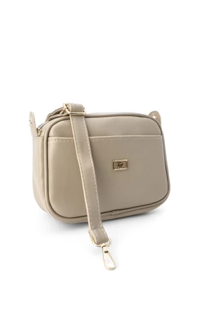 Marjin Women's Adjustable Straps Shoulder Bag Fosa Beige