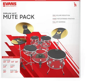 Evans SOSETROCK SoundOff Mute Set Rock Tlumící prvek pro bicí