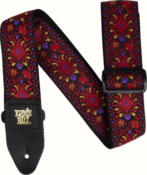 Ernie Ball Classic Jacquard Guitar/Bass Strap Curea de chitară Crimson Royal Bloom