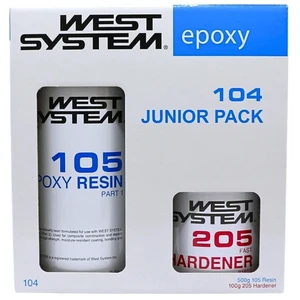 West System Junior Pack Fast 105+205 Transparent 600 g laminato