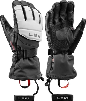 Leki Griffin Thermo 3D Black/Graphite/Sand 7 Guantes de esquí