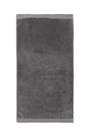 Malý bavlněný ručník Kenzo Iconic Gris 45x70?cm