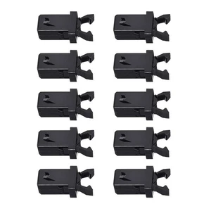 10pcs Trash Can Plastic Lock Self-Locking Switch Replacement Catch Compatible Touch Lid Bin Latch Repair Clip Black