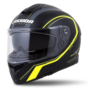 Moto přilba Cassida Integral GT 2.0 Reptyl černá/žlutá fluo/bílá  S (55-56)