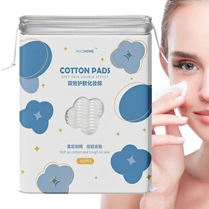 Cotton Pads For Makeup Removal Skin-friendly Cotton Cosmetic Wipes 222pcs Makeup Remover For Foundation Blush Concealer