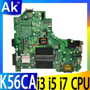 K56CA Laptop Motherboard For ASUS S550CA K56CM S56C A56CM A56C S550CM K56CB S550CB Notebook Mainboard i3 i5 i7 3th Gen CPU