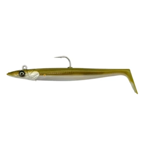 Savage Gear gumová nástraha Sandeel V2 15,5cm 46g Sinking Khaki 2+1