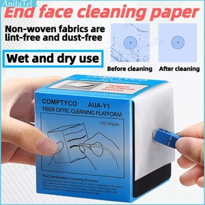 Fiber Clean Paper Fiber Cleaning Tool Dustfree Paper Fiber Optic Low-lint Wipes Low Dust Wiping Paper FTTH tools