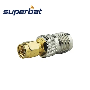 Superbat 5pcs SMA-TNC Adapter SMA Male to TNC Female Straight RF Coaxial Connector