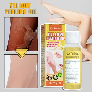 30ml Yellow Peeling Oil Lighten Elbows Knees Hands New Skin And Dark Even Treatment Tone Spot Skin Skin Whiten Bleaching A8U2