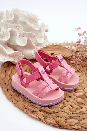 Children's scented sandals with velcro fastener ZAXY Pink