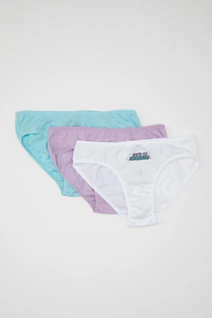 DEFACTO Girl's 3-Piece Slip Panties