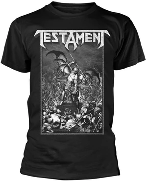 Testament Tricou Pitchfork Horns Unisex Black M