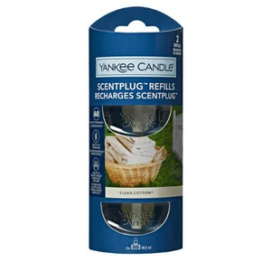 Yankee Candle Náhradní náplň do elektrického difuzéru Organic Kit Clean Cotton 2 x 18,5 ml